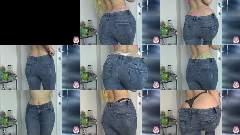 Thong in jeans - April 25, 2021