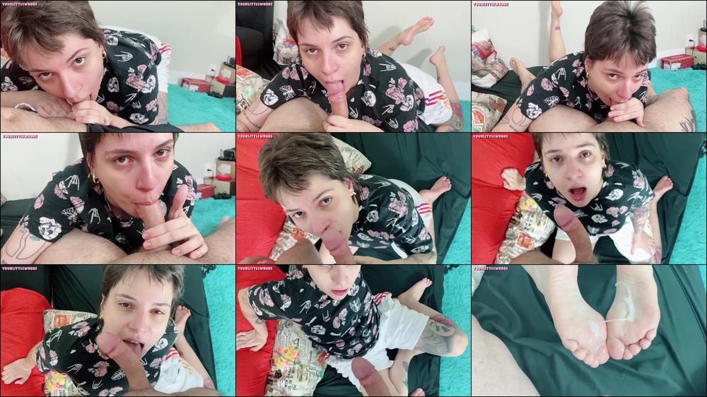 Ftm Friend Blowjob And Cum On Soles
