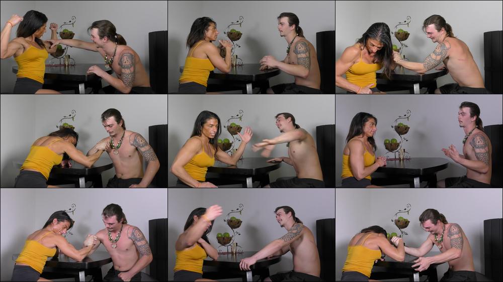 Alexis vs Max: Arm Wrestle