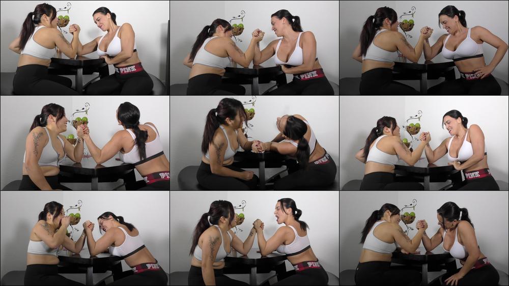 Megan vs Lucie: Arm Wrestling