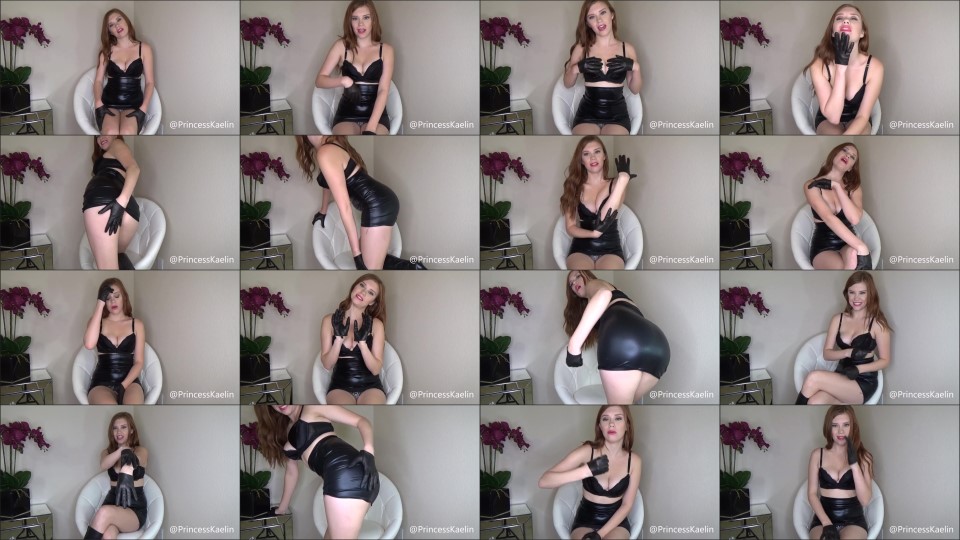 Princess Kaelin Sexy Leather Joi