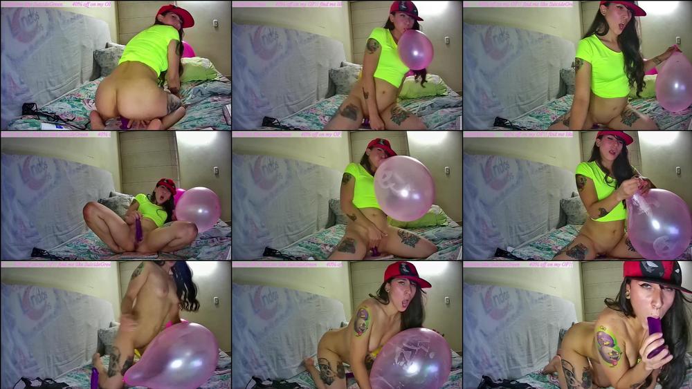 Ride My Dildo While blow a pink balloon - November 11, 2020