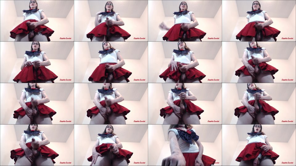 Stephie Scarlet Mistress Sailor Moon Cosplay Pov Cumshot