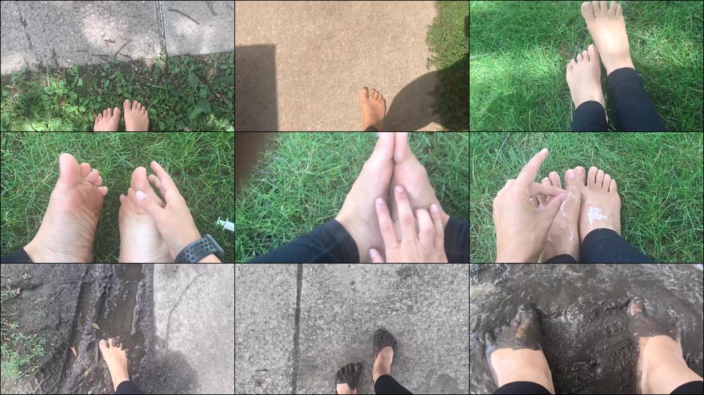 Dirty cum feet