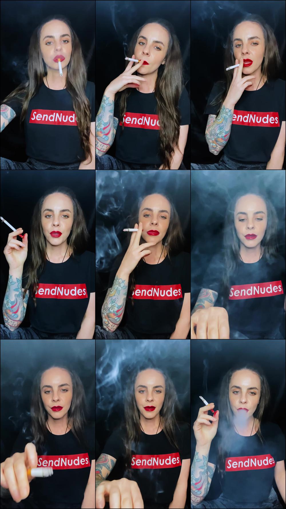 Smoking Cork in Crop Top