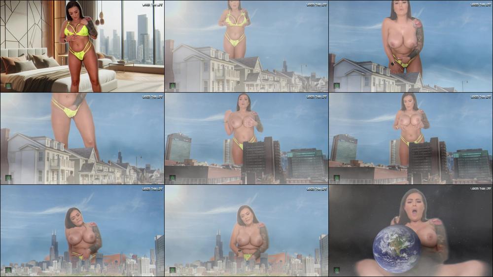 Charley Atwell in Naughty MILF Giantess Growth SFX