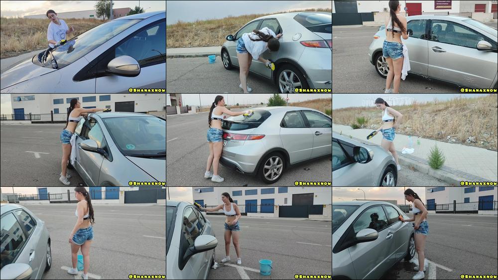 I HAD TO WASH MY BF'S CAR