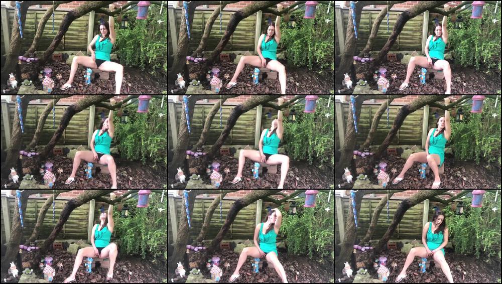 Pussy Play in the Fairy Garden