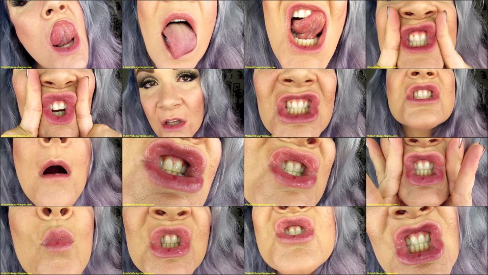 Misswhitneymorgan Whitney Sexy Shaped Lips Spit Bubbles