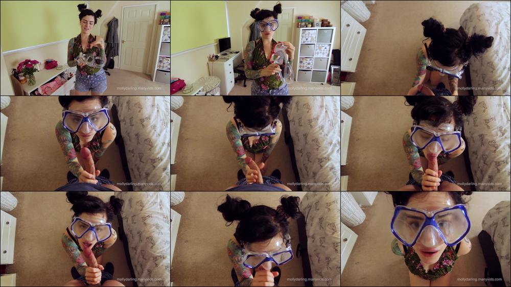 Scuba Mask Fetish Blowjob