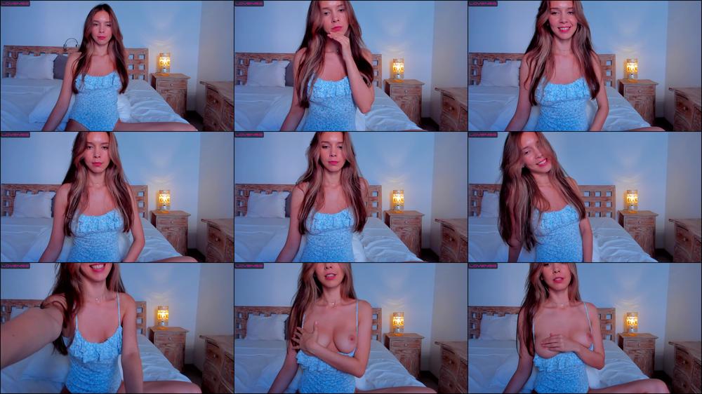 Busty babe masturbates while playing with her tits