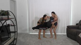 Dacey & Jae Lynn lifting Tony (Alexis Rain)