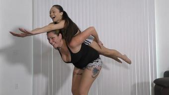 Vanessa lifts Natasha (Alexis Rain)