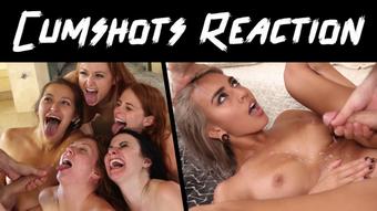 GIRL REACTS TO CUMSHOTS COMPILATION - October 12, 2019 (jamesdeen)