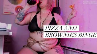 Mistressbijoux Pizza And Brownies Binge (mistressbijoux)