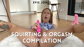 Evie Jones Squirting And Orgasm Compilation (Evie Jones)