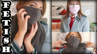 School Girl's Mask Fetish JOI (MissMilaRose)