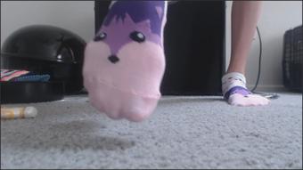 Princesscica Modeling Cute Colorful Ankle Socks (PrincessCica)
