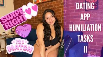 Dating App Humiliation Tasks - Sep 30, 2021 (Queenvixoxo)