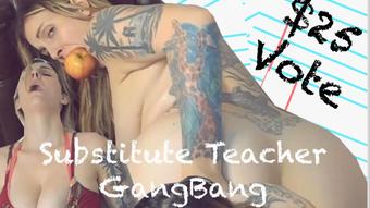Substitute Teacher Gangbang (Kelly Payne)