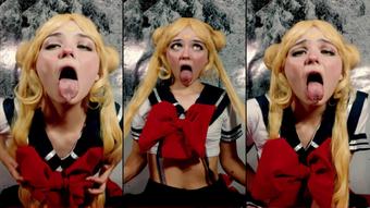 Sailor Moon cosplay: Ahegao - May 25, 2020 (Lil cosplay slut)