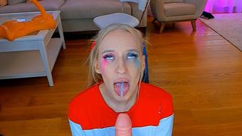 Harley Queen facial pov sucking - September 12, 2022 (Jane_Klein)