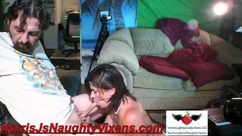 MILF sucks me hard then hard anal sex (nmjnaughtyvixens)