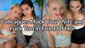 Colleagues Mock Your Wife and Fuck You In Front Of Her (PeachySkye)