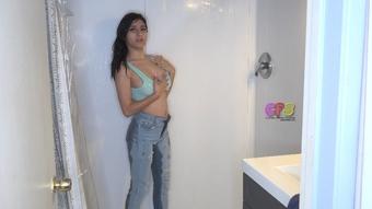 Dazz Pees Pants-Wets-Clothes, Wash' Hair (Custom Fetish)