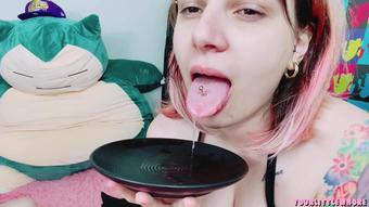 Eating His Snot From A Plate And Gagging (Lily Ann X)