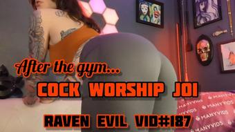 Cock Worship JOI -- workout clothes (RavennDick)