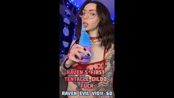 VID #60 - RAVENS FIRST TENTACLE DILDO (RavennDick)
