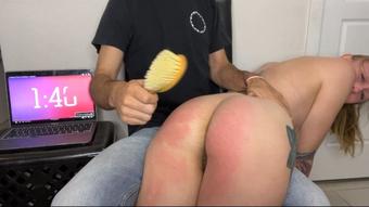OTK Hair Brush Spanking - Jul 28, 2022 (SpaceSyren)