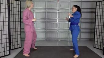 CLEO vs SYDNEY : KARATE CHOP MATCH - October 06, 2023 (RoxieRaeFetish)