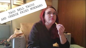 Taco Bell Tacos and Cheese Fries Mukbang - December 13, 2020 (AlleriaMystic)