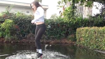 Renee Gets Sneakers Wet/Muddy/Messy (Custom Fetish)