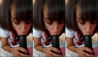 Elladearest Sucking Black Dildo In School Uniform (EllaDearest)
