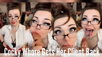 Cocky Whore Gets Her Client Back (Lexxiblakk)