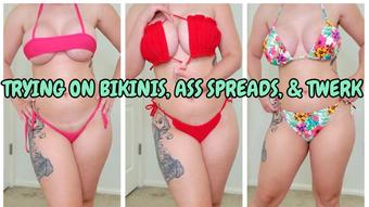 Trying on Bikinis and Ass Spreads Twerk - March 02, 2022 (lalunalewd)