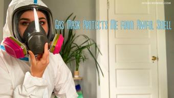 Gas Mask Saves Me from Awful Smell (Nina Crowne)
