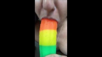 Sucking My 9 Inch As Hard As I Can (LittleBunnyB)