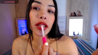 The Saliva-Covered Dildo's Throat-Filling Journey (Melted_Chocolate)