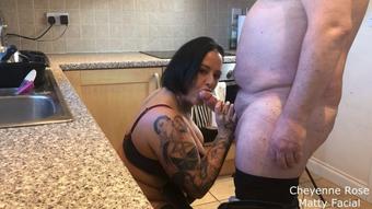 Mattyfacial Washing Up Gets Dirty With Cheyenne (MattyFacial)
