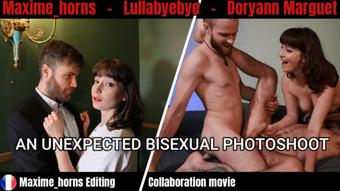 An unexpected bisexual photoshoot (Maxime_horns)