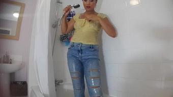 Kaylalouise Clothes In The Shower Strip (Kaylalouise)
