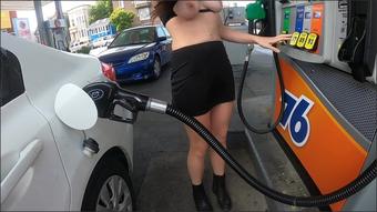 Shy Goth Getting Gas (Shy Goth)