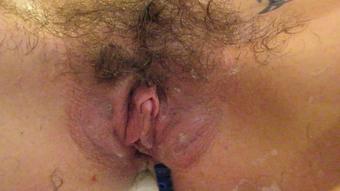 Cuteblonde666 Shaving Off My Extreme Hairy Pussy Ass (cuteblonde666)