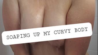 Soaping up my Curvy Body and Shaving - June 16, 2021 (AlleriaMystic)