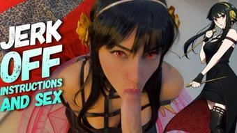 Yor Forger cosplay JOI ahegao - September 06, 2022 (Emanuelly Raquel)