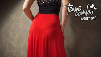 Hot Milf In Tight Dress Teasing Visible Panty Line (teasecombo)